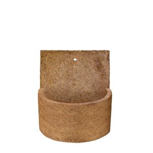 Vaso De Parede De Fibra De Coco 10,5cm Marrom Nutriplan